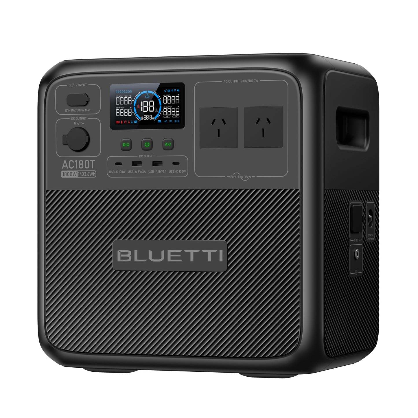 Bluetti AC180T Portable Power Station | Swappable Battery | 1800W | Swish Power Solutions