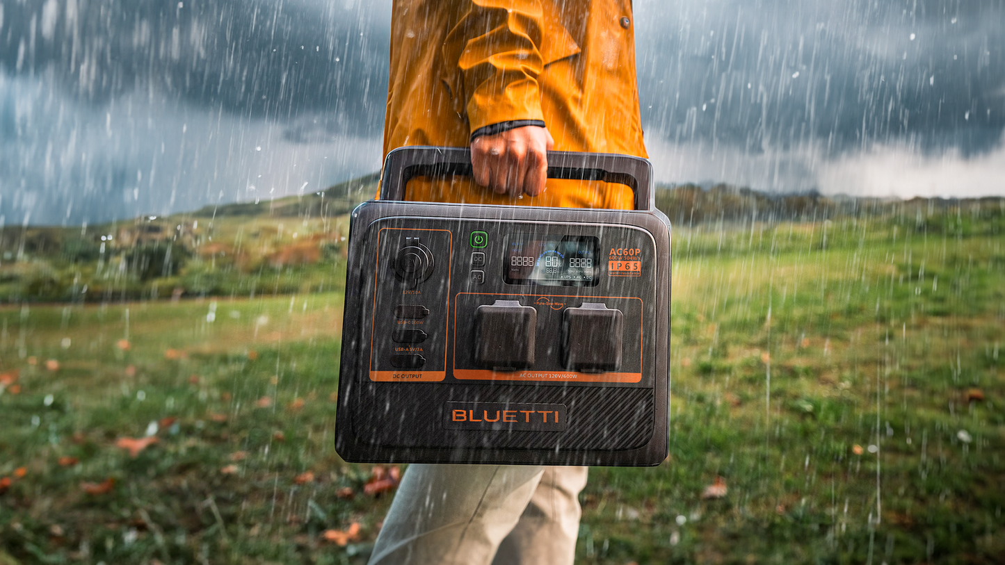 Bluetti AC60P – 600W Portable Power Station