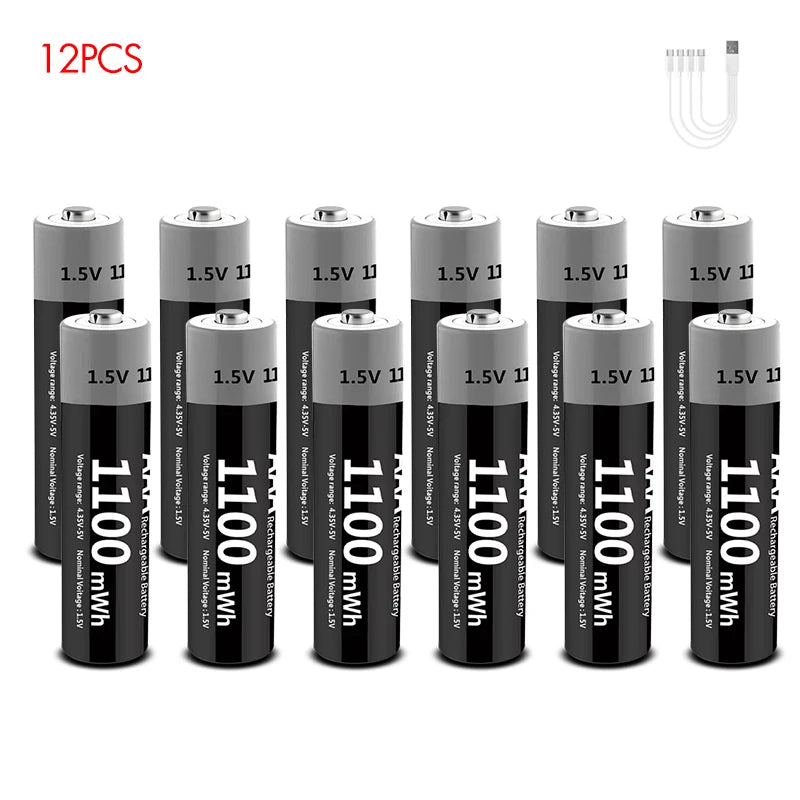 MATOV Li-ion AAA USB Rechargeable Batteries