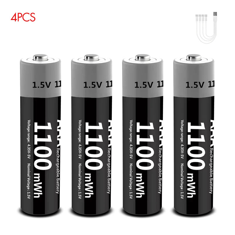 MATOV Li-ion AAA USB Rechargeable Batteries