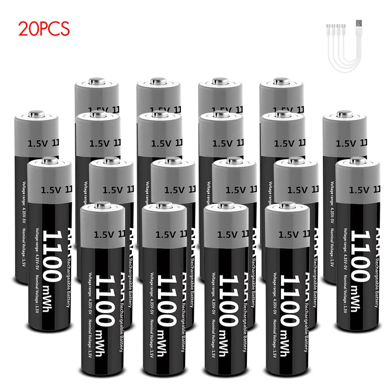 MATOV Li-ion AAA USB Rechargeable Batteries