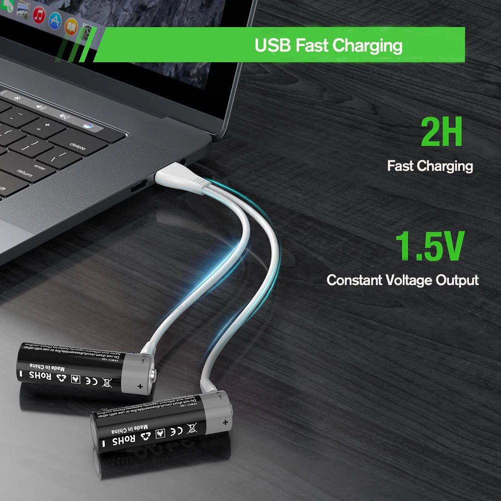 MATOV Li-ion AAA USB Rechargeable Batteries