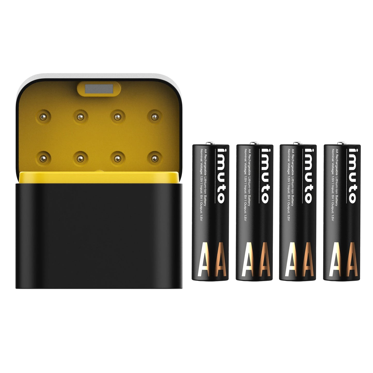 8 Slot Charger IMUTO AA Rechargeable Batteries