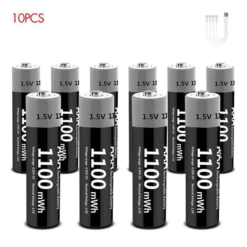 MATOV Li-ion AAA USB Rechargeable Batteries
