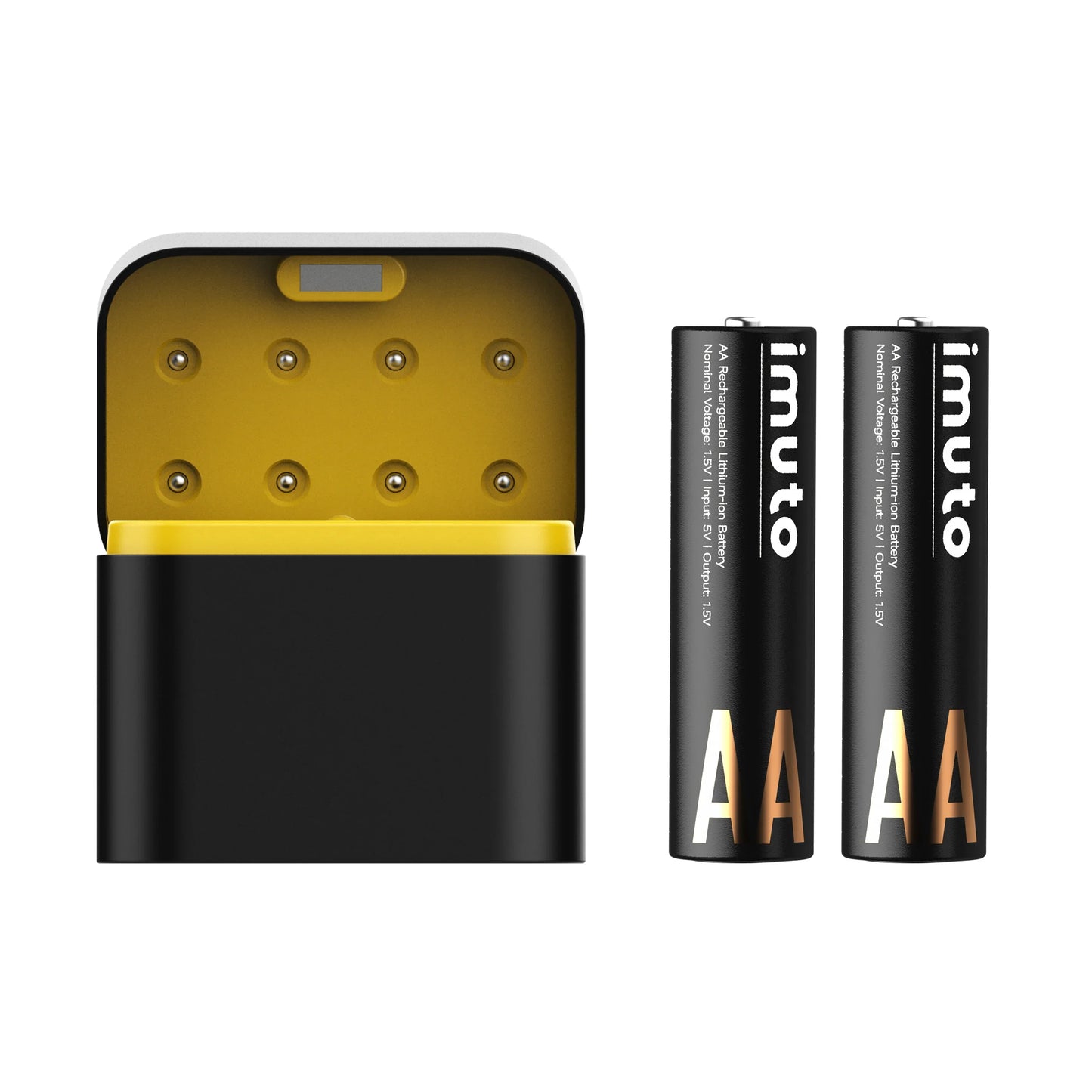 8 Slot Charger IMUTO AA Rechargeable Batteries