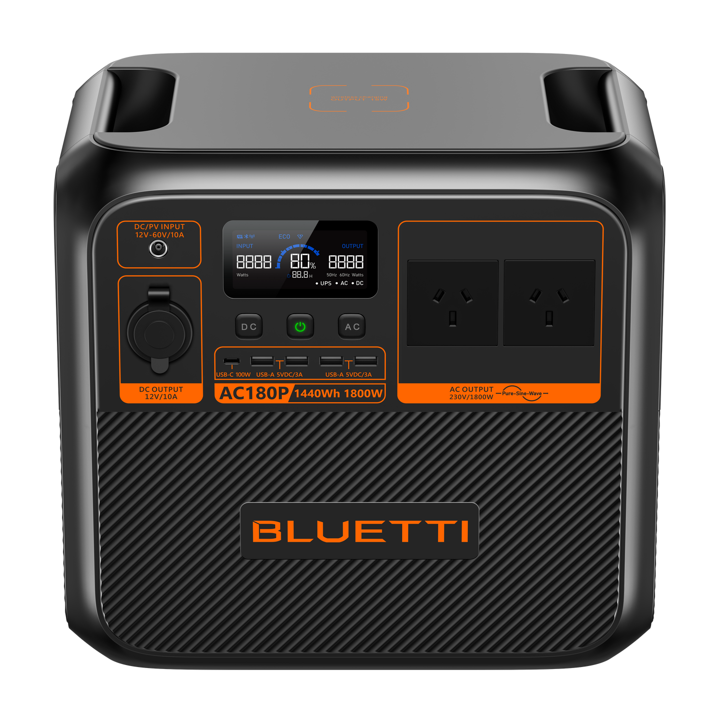 Bluetti AC180P – Mid-Size Versatility