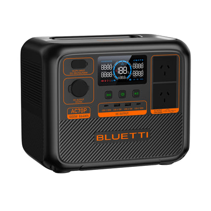 BLUETTI AC70P 1000W 864Wh