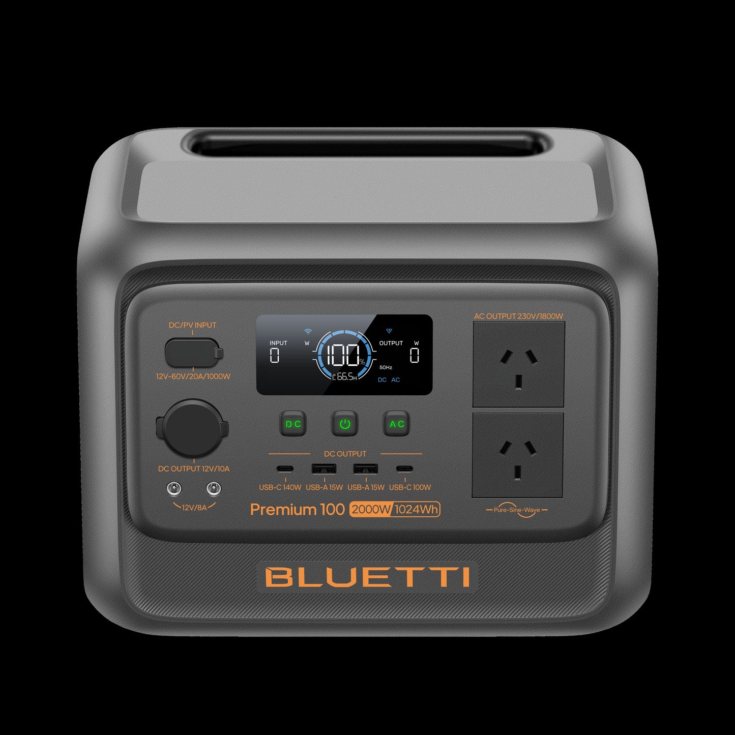 BLUETTI Premium 100 V2 Portable Power Station | 1,800W 1,024Wh