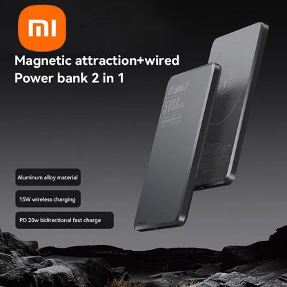 Xiaomi Ultra Slim 5000mAh Wireless Power Bank