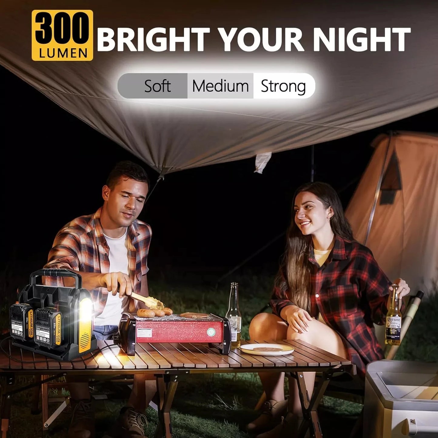 350W Portable Inverter for Dewalt 20V Battery