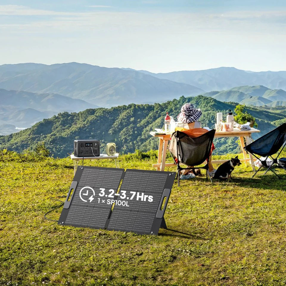 BLUETTI PV100 100W Portable Solar Panel | Lightweight Foldable