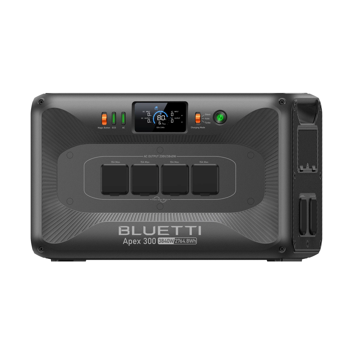 BLUETTI APEX 300 portable power station right front view