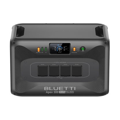 BLUETTI APEX 300 portable power station top front view