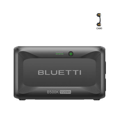 BLUETTI B500K expansion battery with CA90 short cable for APEX 300