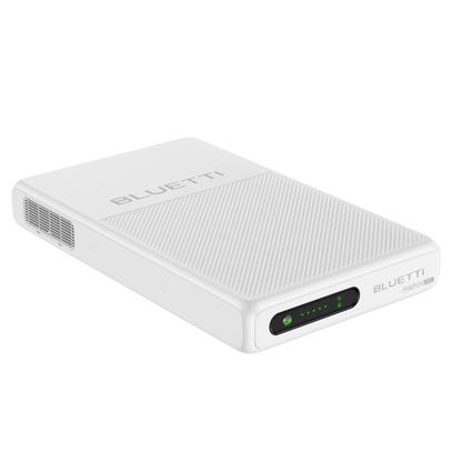 BLUETTI FridgePower horizontal slim profile and battery indicators
