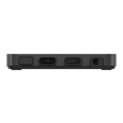EcoFlow 500W Alternator Charger connector panel and power button